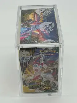 Pokemon TCG Sword & Shield Evolving Skies Booster Box Sealed w/ Acrylic Case - Image 3