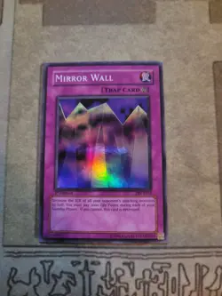 YUGIOH MIRROR WALL PSV-016 SUPER 1ST ED NM 1996 - Image 2