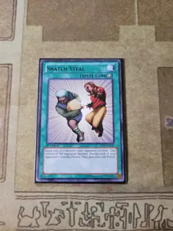 YUGIOH SNATCH STEAL BP01-EN039 BLACK RARE 1ST ED NM - Image 1