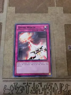 YUGIOH DIVINE WRATH BP01-EN054 BLACK RARE 1ST ED NM - Image 1