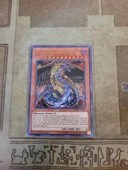 YUGIOH RAINBOW DARK DRAGON BLRR-EN054 ULTRA 1ST ED NM - Image 1