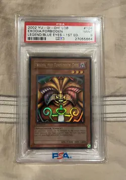 Yu-Gi-Oh! 2002 Lob 1st Edition Exodia Psa 9 Glossy - Image 1