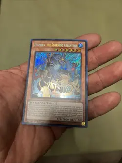 Poseidra the Storming Atlantean Secret Rare YU-GI-OH! 1st Edition SUDA-EN016 - Image 1