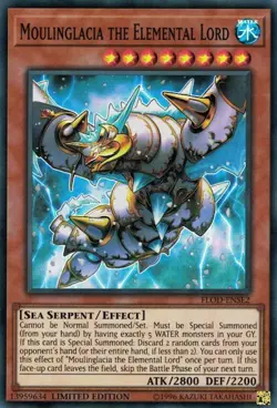 Moulinglacia the Elemental Lord - FLOD-ENSE2 - Super Rare - Limited Edition - Li - Image 1