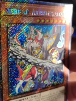 Yu-Gi-Oh! Mermail Abyssmegalo RA04-EN191 Platinum Secret Rare 1st Edition NM - Image 3