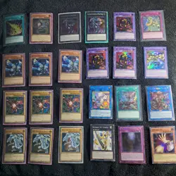Konami Yu-Gi-Oh! TCG 1st Edition Holo Lot Red-Eyes, Blue-Eyes, Barrel Dragon - Image 1