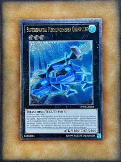 Yugioh Super Quantal Mech Beast Grampulse OP03-EN003 Ultimate Rare GERMAN NM - Image 1