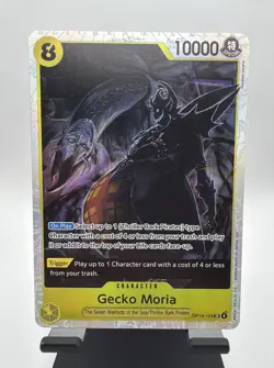 One Piece TCG Gecko Moria English OP14-104 SR Azure Sea's Seven NM - Image 1