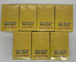 Lot of (7) One Piece TCG Korean 500 Years In The Future OPK-07 Booster Boxes NEW - Image 2