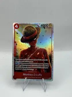 One Piece TCG Monkey.D.Luffy OP12-015 Legacy of the Master Foil - Image 2