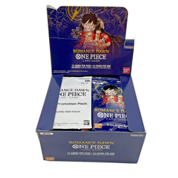 Lot of (24) One Piece TCG OP-01 Romance Dawn Booster Packs w/Blue Bottom Display - Image 1