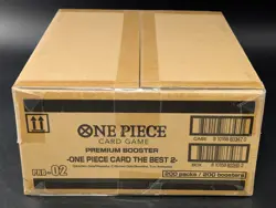 One Piece PRB-02 The Best Vol 2 Premium English Booster 10-Box Case SEALED - Image 4