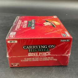 Auction #10 One Piece English OP-13 Carrying On His Will Booster Box Sealed - Image 4