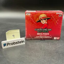 Auction #9 One Piece English OP-13 Carrying On His Will Booster Box Sealed - Image 1