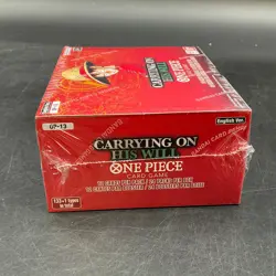 Auction #9 One Piece English OP-13 Carrying On His Will Booster Box Sealed - Image 4