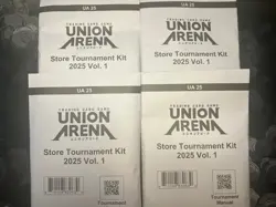 4 Kit Lot Union Arena Store Tournament Kit 2025 Vol. 1 UA 25 - Sealed - Image 1