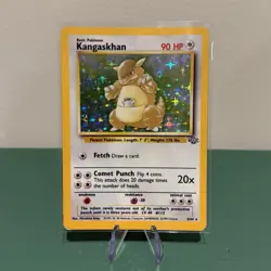 Kangaskhan 5/64 Pokemon Card TCG Jungle Set Unlimited Holo Rare - Image 1