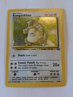 1999 Jungle Set Kangaskhan Holo #5/64 Rare WOTC Pokemon Card TCG HP/Dmg (#3 - Image 1