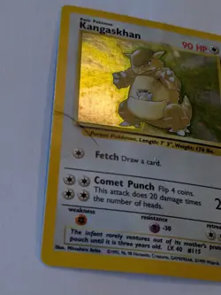 1999 Jungle Set Kangaskhan Holo #5/64 Rare WOTC Pokemon Card TCG HP/Dmg (#3 - Image 2