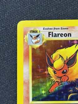 Pokemon TCG Flareon Holo Rare Card 3/64 Jungle Unlimited NM Condition WOTC - Image 2