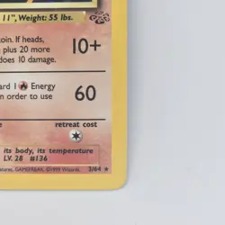 Pokemon TCG Flareon Holo Rare Jungle Set Card 3/64 - Image 5