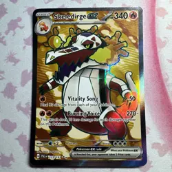 Pokemon TCG Skeledirge EX 233/193 S&V: Paldea Evolved Ultra Rare Card - Image 1