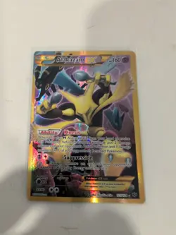 Pokemon TCG Alakazam EX Fates Collide Holo Card 125/124 Secret RARE LP/MP 🔥👀 - Image 1