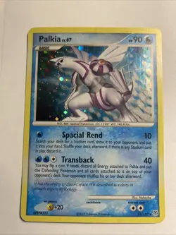 Pokemon Palkia TCG Diamond & Pearl Holo Card 11/130 Rare - Image 1