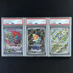 PSA10 Roaring Moon Magikarp Magneton JP GEM Sequential 3-Card Set Shinji Kanda - Image 3