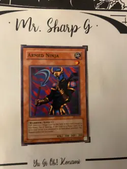 ARMED NINJA - SDP-018 ENGLISH Yu-Gi-Oh! CARD GAME ORIGINAL STARTE DECK PEGASUS - Image 3