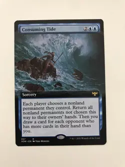 Consuming Tide Extended Borderless MTG Magic the Gathering Card NM Near Mint VOW - Image 1