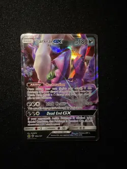 Pokemon TCG Darkrai GX Full Art Holo Card 88a/147 Burning Shadows Extras - Image 1
