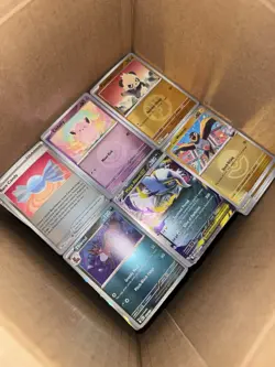 Pokemon bulk lot 8000-8500 cards, 2016-present. all rarities 32lbs - Image 2