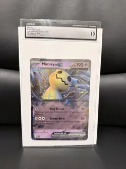 Pokemon TCG Mimikyu ex Jumbo Promo Holo CGC 10 Psychic Type Card 004 EX - Image 1
