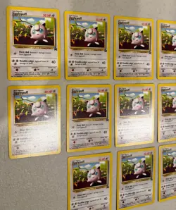 2000 WOTC POKEMON JIGGLYPUFF #7 BLACK STAR PROMO LOT OF 13 CARDS UNPLAYED B - Image 2