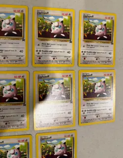 2000 WOTC POKEMON JIGGLYPUFF #7 BLACK STAR PROMO LOT OF 13 CARDS UNPLAYED B - Image 4