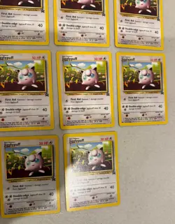 2000 WOTC POKEMON JIGGLYPUFF #7 BLACK STAR PROMO LOT OF 13 CARDS UNPLAYED B - Image 5