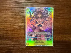 Nico Robin EB03-055 SR Foil English One Piece TCG Card Near Mint - Image 1