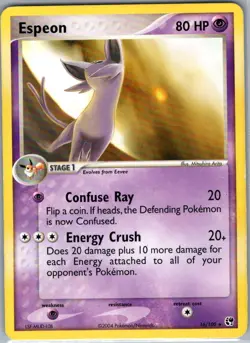 Espeon 16/100 Non Holo Sandstorm - Pokemon Card - NM - Image 1