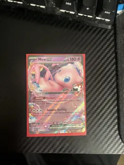 Mew ex 151/165 Prize Pack Series Cards Double Rare Holo English - Image 1