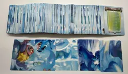 Lot of (208) Disney Lorcana TCG Winterspell Puzzle Cards - Image 1