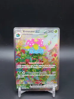 Venusaur ex 198/165 Pokemon 151 Special Illustration Rare NM Pokemon Card - Image 1