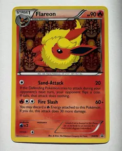 Pokemon Flareon BW88 Promo Card Stage 1 90 HP - 2013 English TCG - Image 1