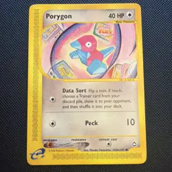 Porygon 103b/147 Aquapolis Common English Pokemon Card- - Image 1