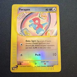 Pokemon Porygon Aquapolis 103B/147 Reverse Holo Card 2002 English NM - Image 1