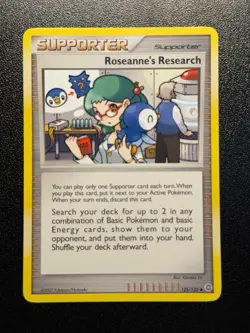 Roseanne’s Research 125/132 Secret Wonders Rare Trainer Pokemon Card - Image 1