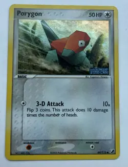 Pokemon Card - Porygon Unseen Forces 69/115 Holo Stamped LP/MP - Image 2