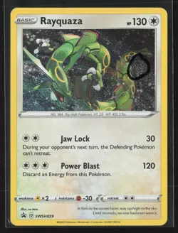Rayquaza - Promo SWSH: Sword & Shield Promo Cards SWSH029 NM Pokemon Card Swirl - Image 1
