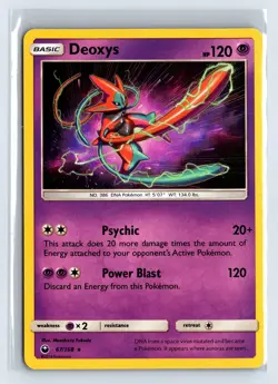 Deoxys 67/168 Celestial Storm Holo Rare Pokemon Card 2018 - Image 1