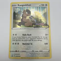 Kangaskhan Darkness Ablaze Prerelease Black Star Promo SWSH038 Pokemon Card NM - Image 3